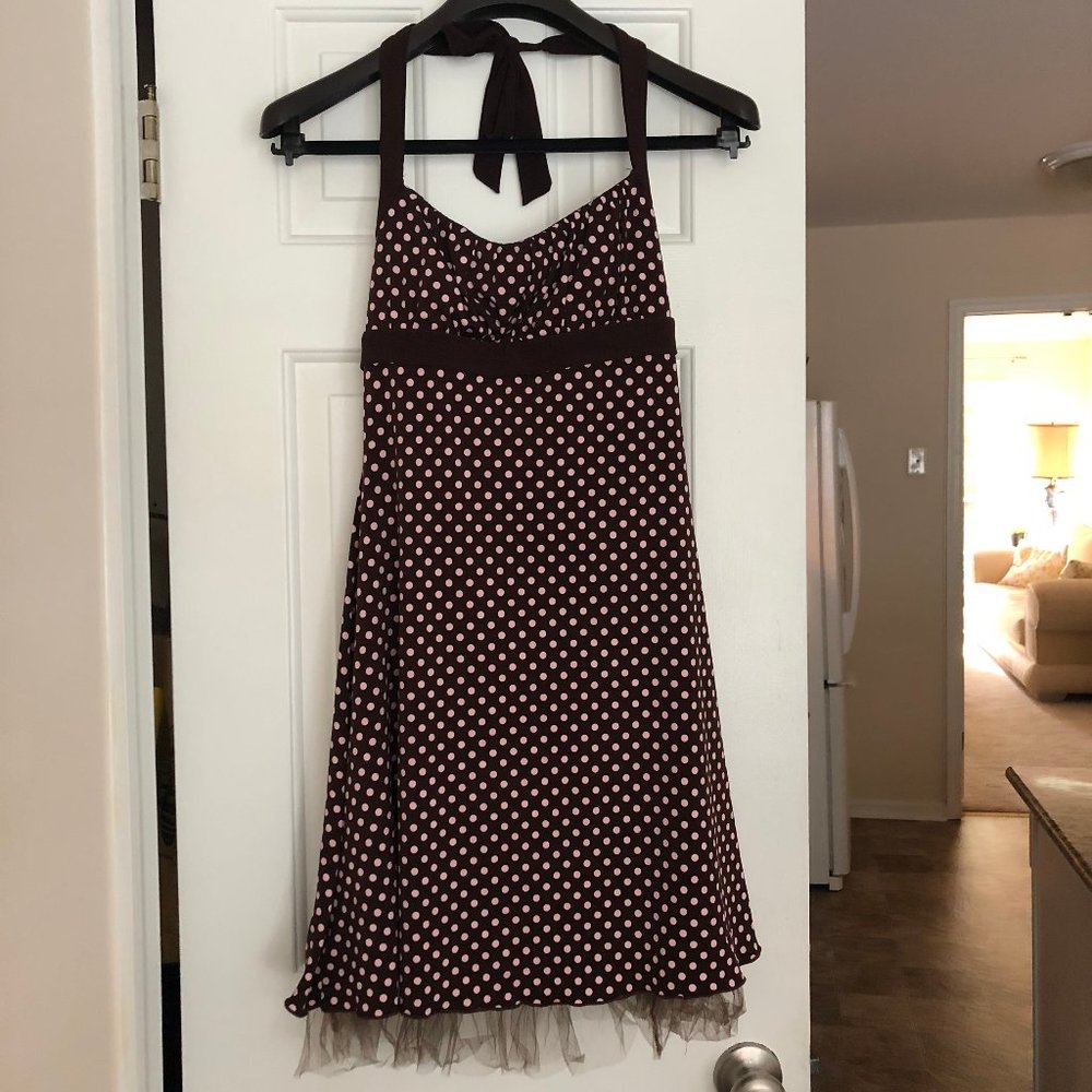 Teen Party Halter Dress